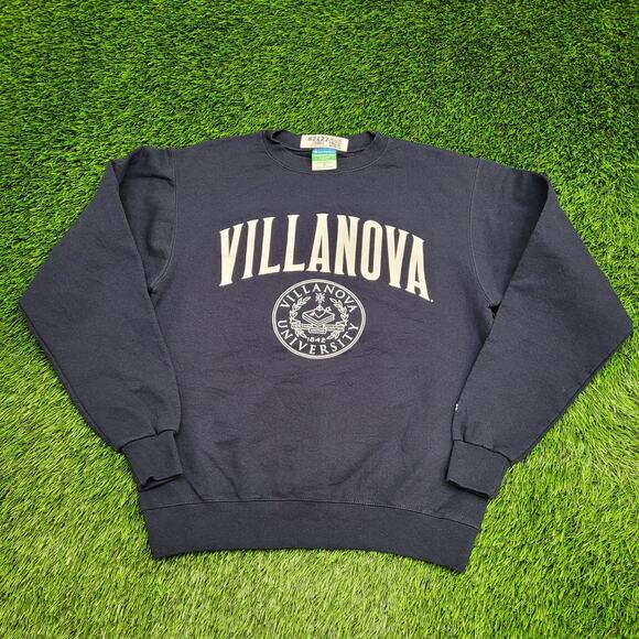 Champion Villanova-University Sweatshirt S/M 20x23 Baggy Crop - Picture 1 of 15